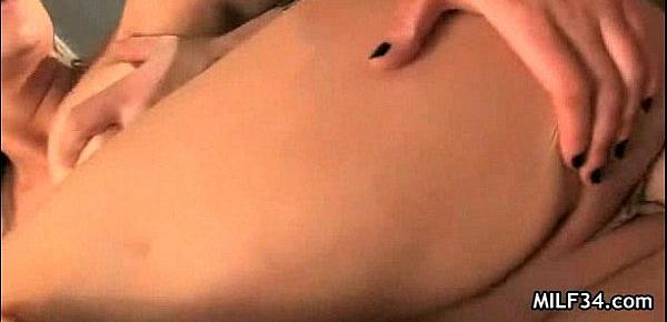  Horny milf fucked and jizzed on at home